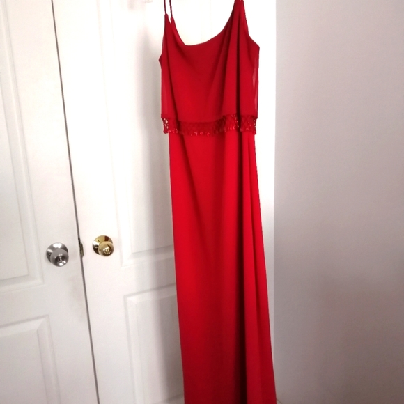 Betsy&Adam by Jaslene red dress - Picture 1 of 6